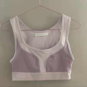 Live The Process Pink Sports Bra Size Small